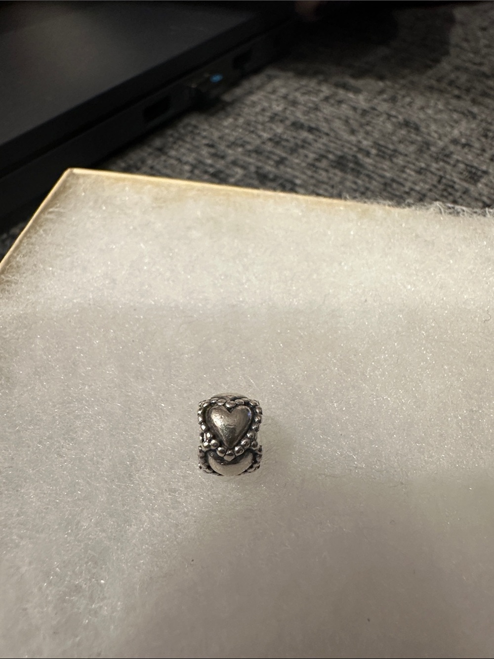 Pandora Sterling Silver Heart Charm Bead